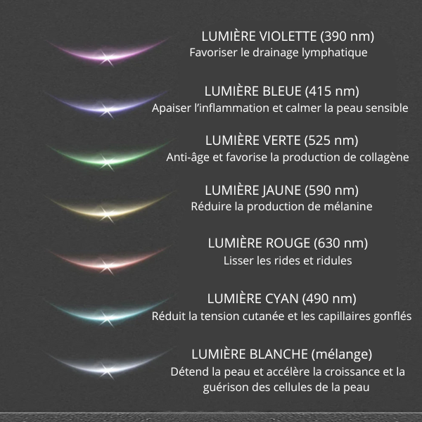 Appareil de Lift Facial EMS avec LED - Anti-Rides et Double Menton