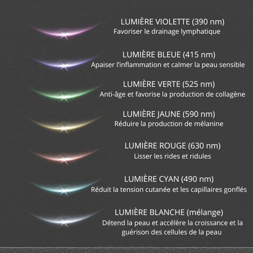 Appareil de Lift Facial EMS avec LED - Anti-Rides et Double Menton