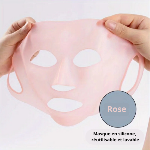 4. Le Masque en Silicone : Idéal pour un Moment de Détente
Profitez d'une séance de vapeur relaxante avec notre masque en silicone. En plus de son utilisation avec des masques, il favorise la détoxification lors de vos bains, vous offrant une expérience apaisante et revitalisante