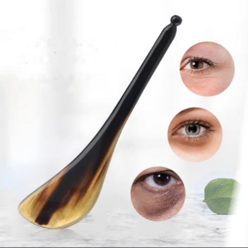Résultats visibles de l'utilisation du tendon stick  pour réduire les cernes et les poches sous les yeux