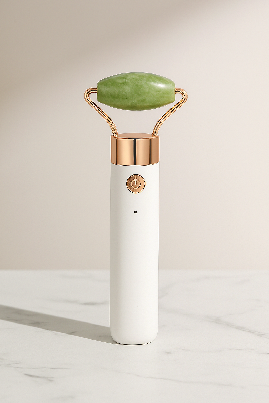 guasha en jade électrique, lisse, raffermit et tonifie la peau
