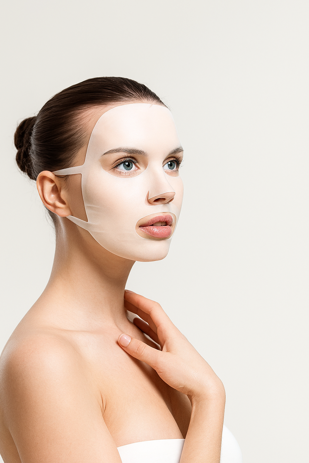 1. Masque en Silicone : La Solution Idéale pour une Hydratation Intense
Découvrez notre masque en silicone, conçu pour maximiser l'absorption des actifs de votre masque facial tout en préservant l'hydratation. Grâce à sa conception ergonomique et à ses crochets d'oreille, vous pouvez vaquer à vos occupations tout en prenant soin de votre peau.