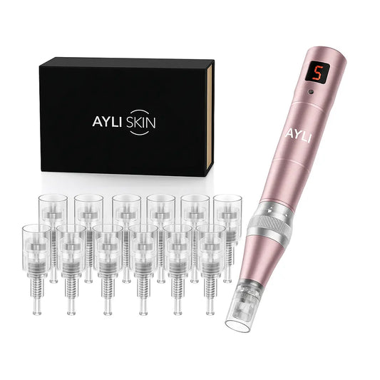 Stylo Microneedling Professionnel Dermapen AYLI Skin - Appareil Anti-Âge et Collagène
