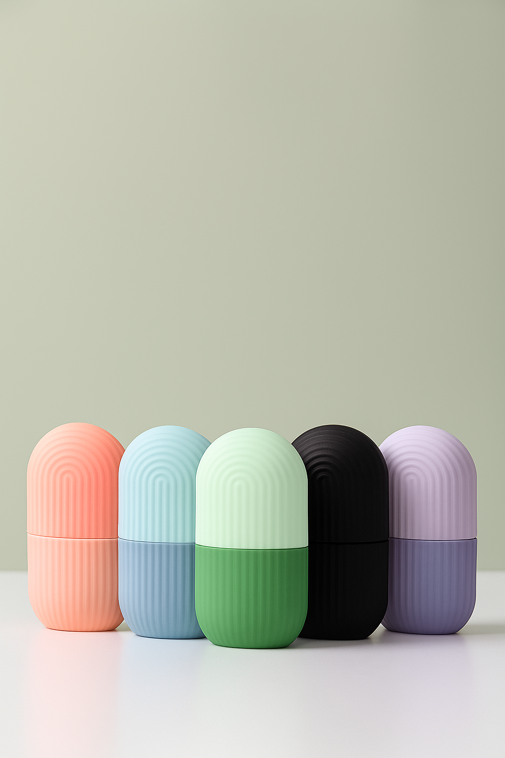 Moule en silicone, différents coloris pour soin du visage , tonifie la peau et resserre les pores