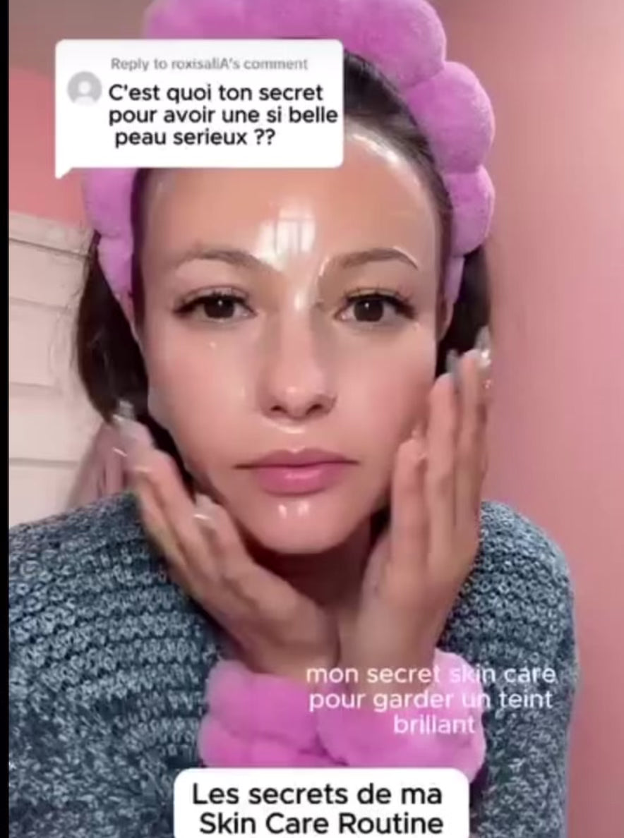 masque de soin au collagène, hydrate, tonifie et repulpe la peau