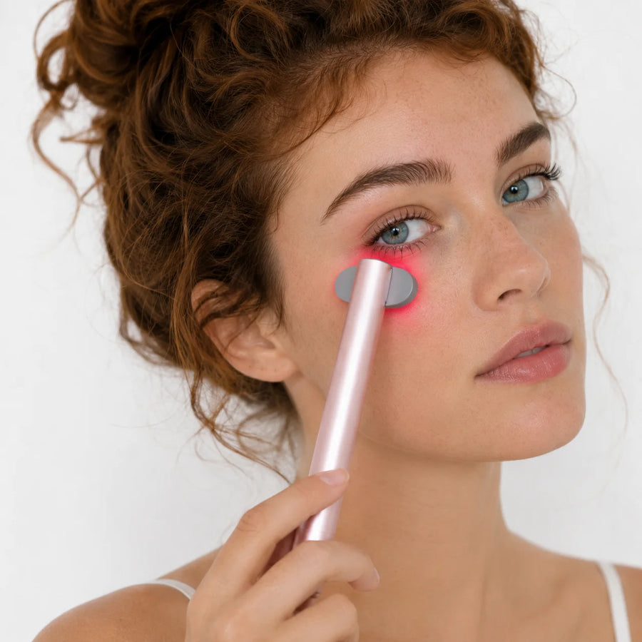 Zone contour des yeux : AYLI LUMINA aide à atténuer l'apparence des poches au réveil